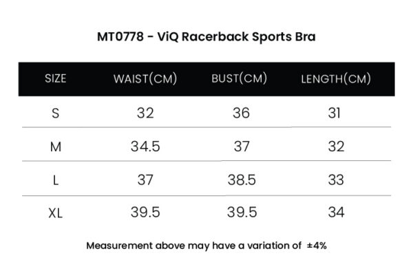 ViQ Racerback Sports Bra - Image 5