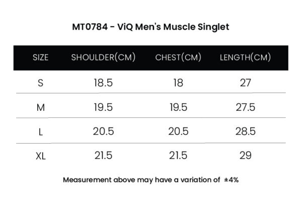 ViQ Men's Muscle Singlet - Image 4