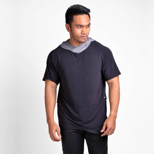 ViQ Men Short Sleeve Hoodie