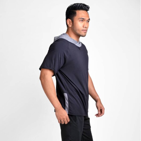 ViQ Men Short Sleeve Hoodie - Image 2
