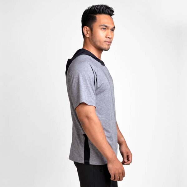 ViQ Men Short Sleeve Hoodie - Image 5