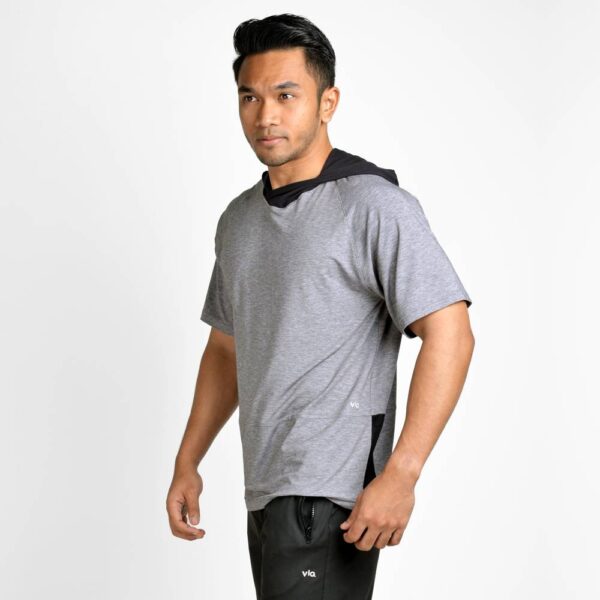 ViQ Men Short Sleeve Hoodie - Image 6