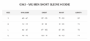 ViQ Men Short Sleeve Hoodie