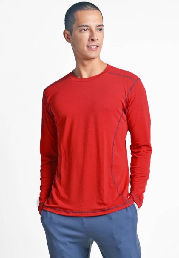 ViQ Long Sleeve Men's Active Tee - Image 4