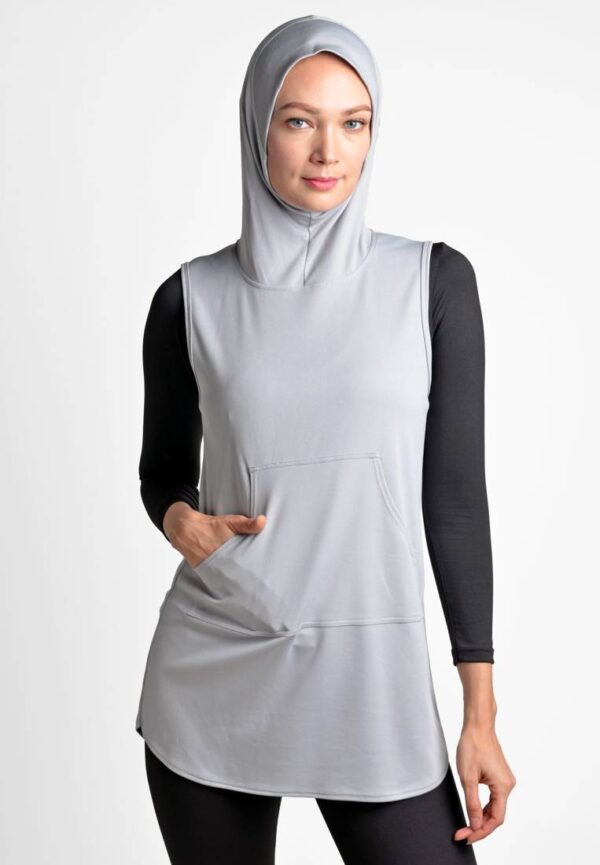 ViQ Ladies Hoodie Tank - Image 2