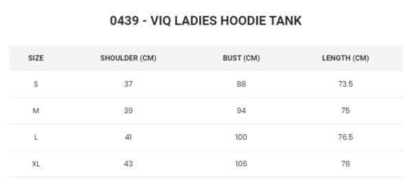 ViQ Ladies Hoodie Tank - Image 6