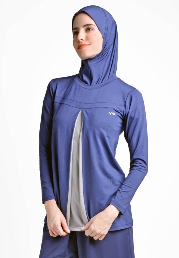 ViQ Pleated Flare Long Sleeve - Image 4