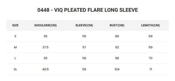 ViQ Pleated Flare Long Sleeve - Image 8