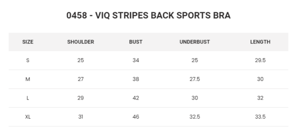 ViQ Stripes Back Sports Bra - Image 10