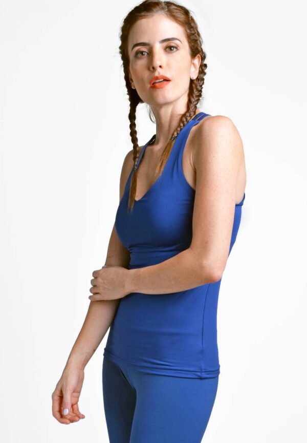ViQ V-Neck Yoga Singlet - Image 3