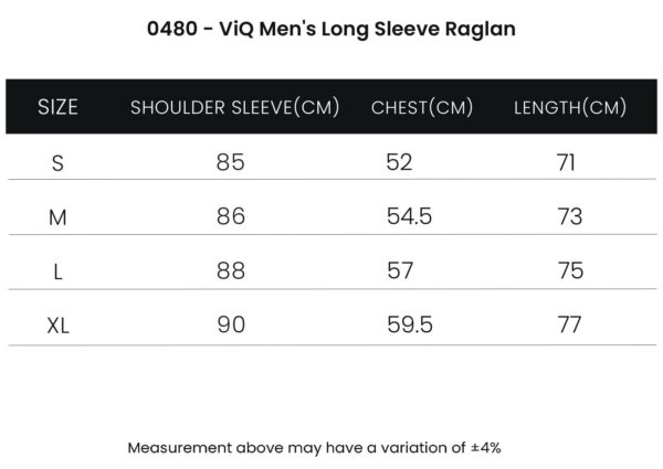 ViQ Men's Long Sleeve Raglan - Image 5