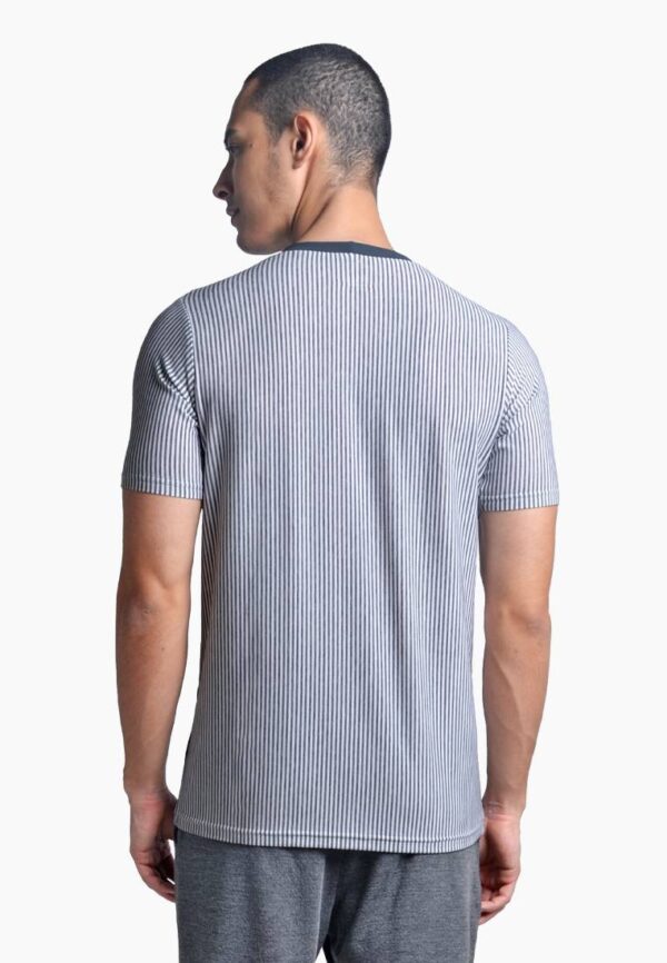 ViQ Ribbed Neck Men's Tee - Image 3