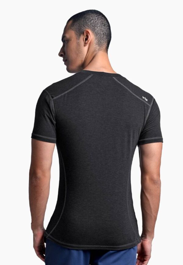 VIQ Men Fitted Workout Tee - Image 3