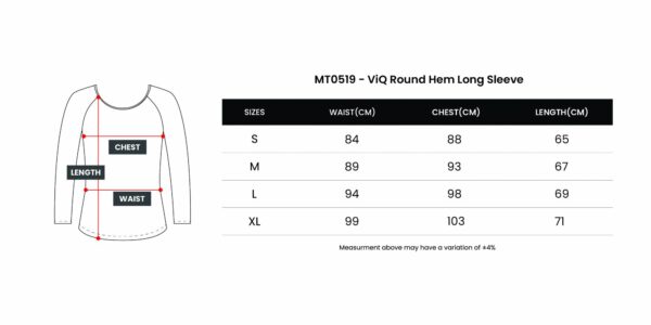 ViQ Round Hem Long Sleeve - Image 10