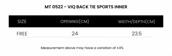 ViQ Back Tie Sports Inner - Image 6