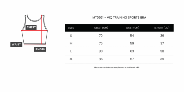 ViQ Training Sports Bra - Image 5