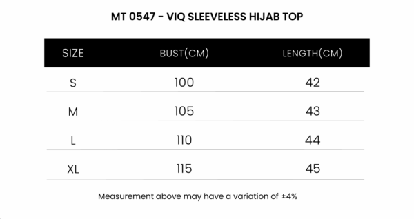 ViQ Sleeveless Hijab Top - Image 9