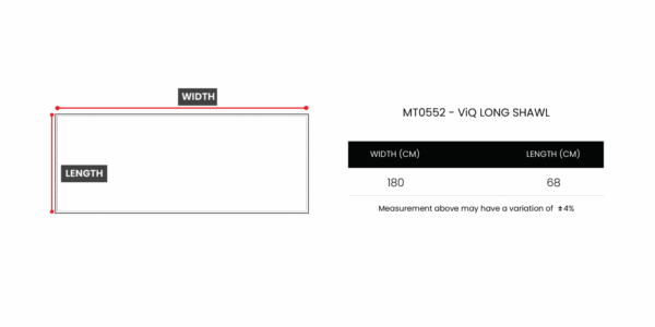 ViQ Long Shawl - Image 11