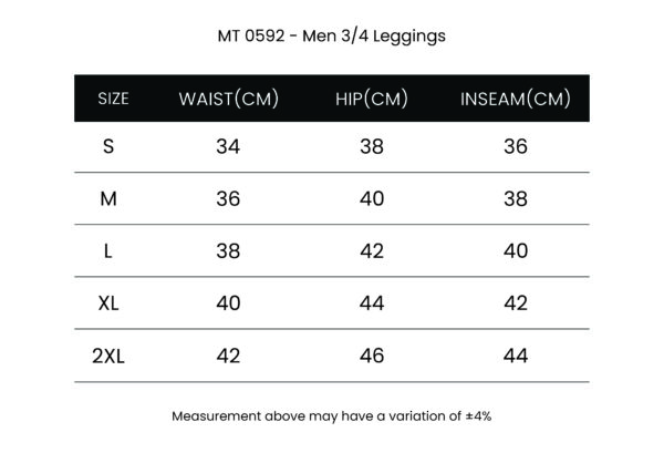 ViQ Men's 3/4 Leggings - Image 4