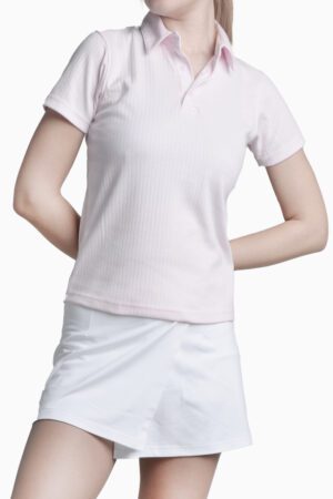 VIQ Women Cotton Pink Polo