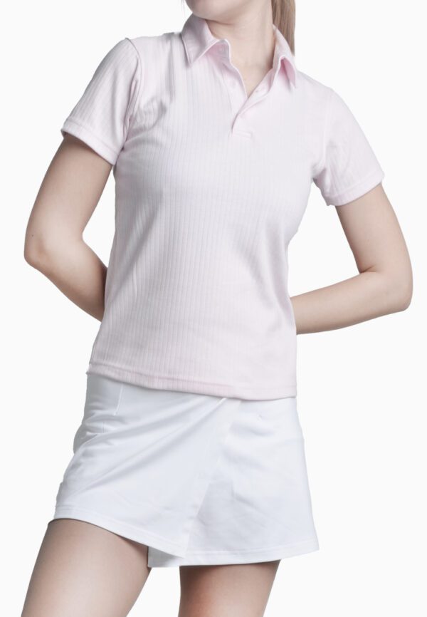 VIQ Women Cotton Pink Polo