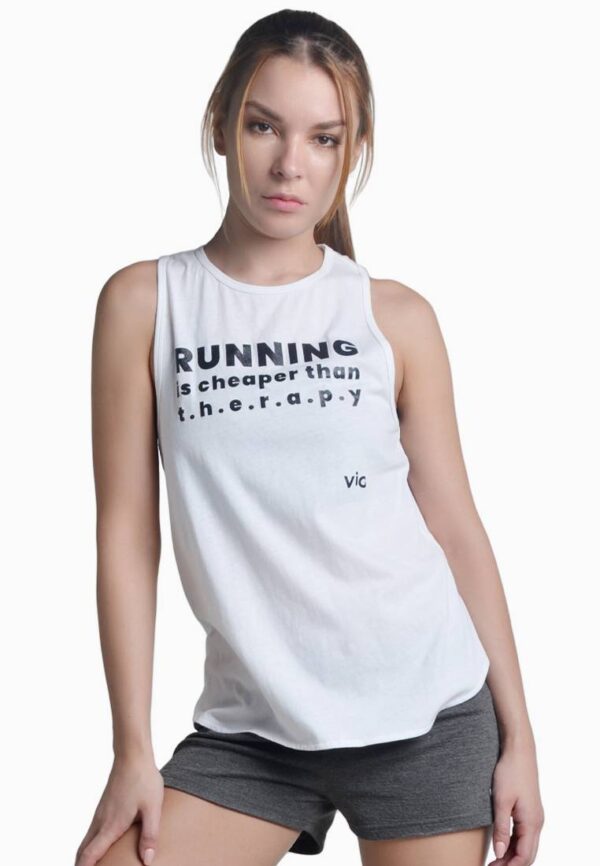 VIQ Women Running Motivational Tank Top - Image 2