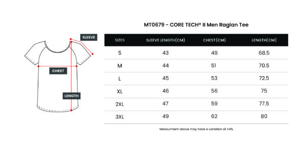 CORE TECH® II Men Raglan Tee - Image 7