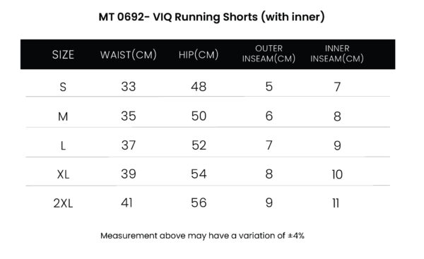 ViQ Running Shorts (with inner) - Image 8