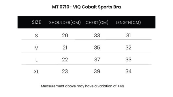 ViQ Cobalt Sports Bra - Image 7