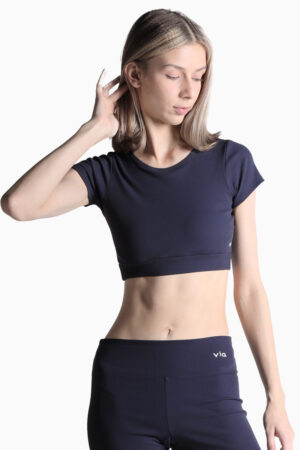 ViQ Ribbed Cropped Tank