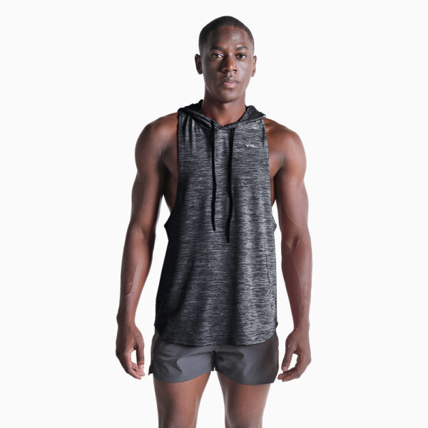 ViQ Men's Sleeveless Hoodie - Image 5