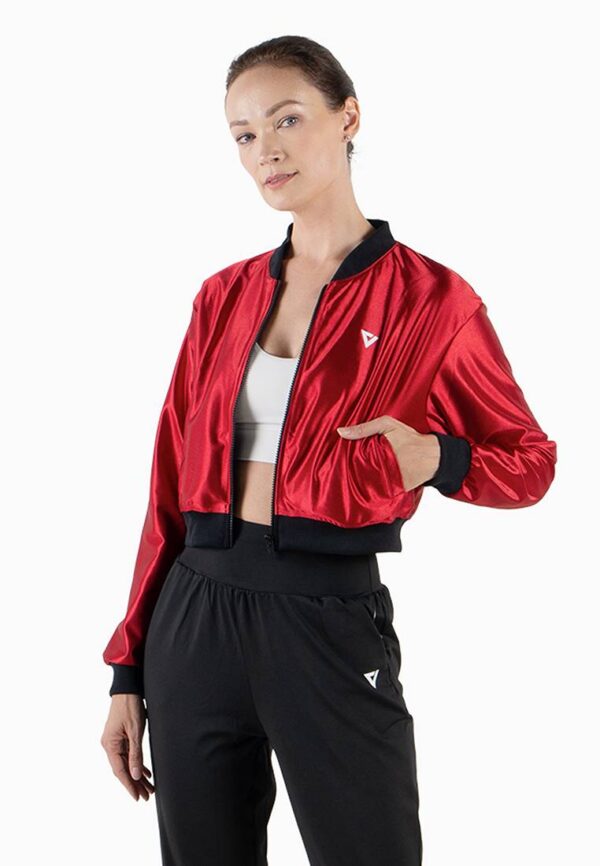 ViQ Cropped Bomber - Image 3
