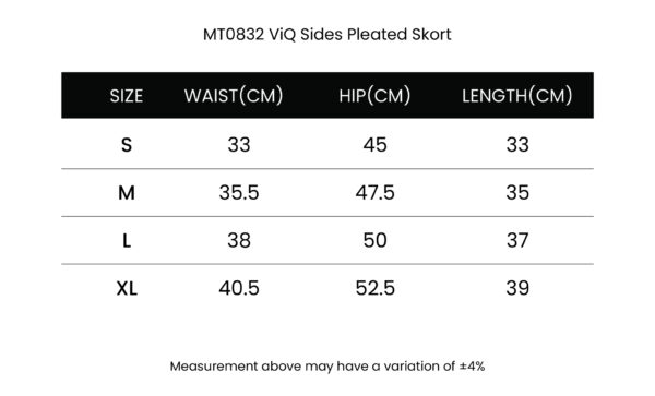ViQ Side Pleat Tennis Skort - Image 7