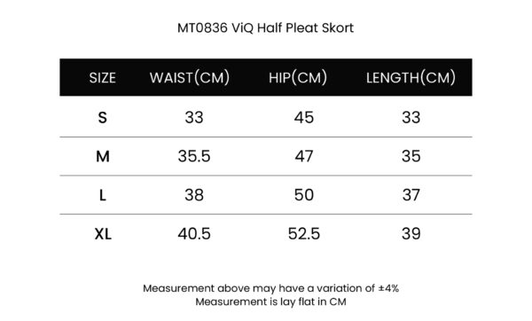 ViQ Half Pleat Skort - Image 7