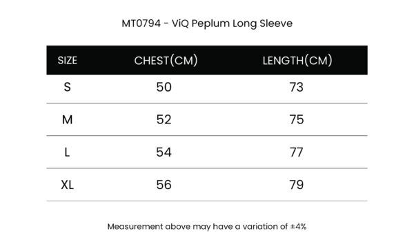 ViQ Peplum Long Sleeve - Image 5