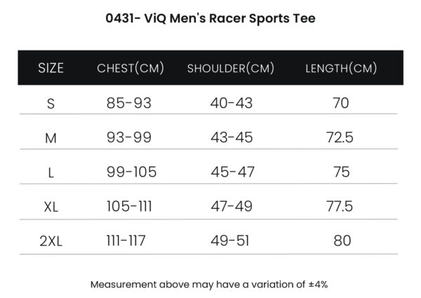 ViQ Men's Racer Sports Tee - Image 6
