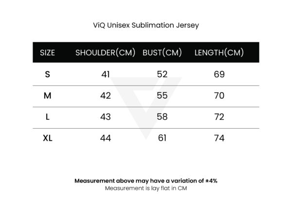 ViQ Unisex Sublimation Jersey - Image 5