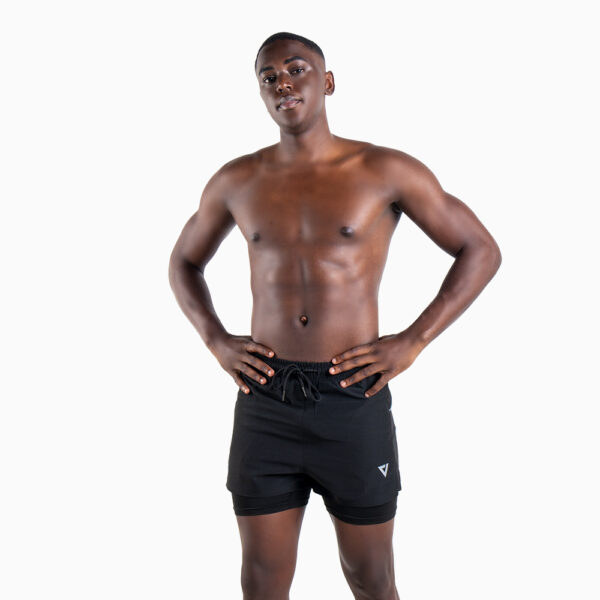 VIQ Men Jog shorts with inner - Image 3