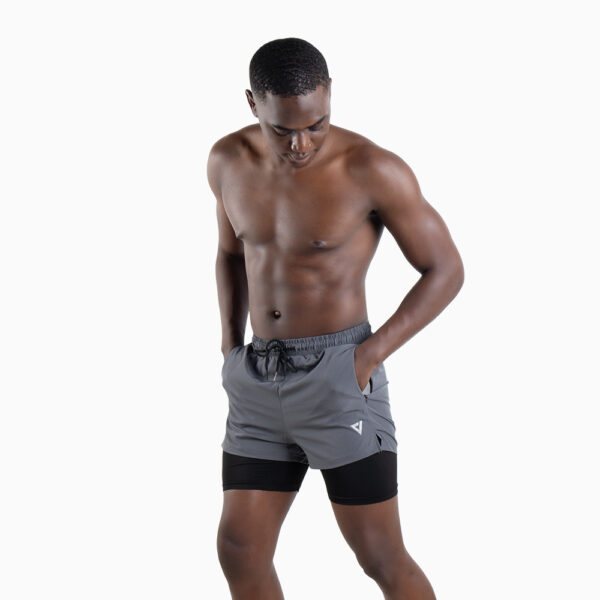 VIQ Men Jog shorts with inner - Image 7