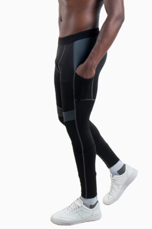 ViQ Men's Workout Tights with Side Pocket