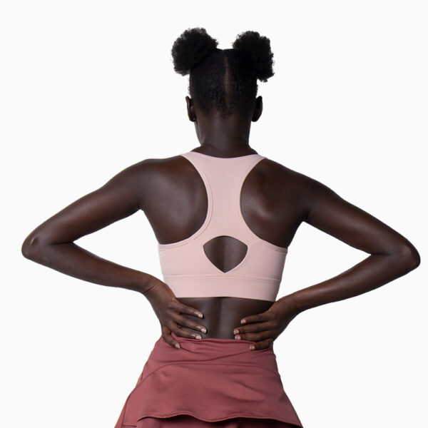 ViQ Front Zipped Workout Sports Bra - Image 7