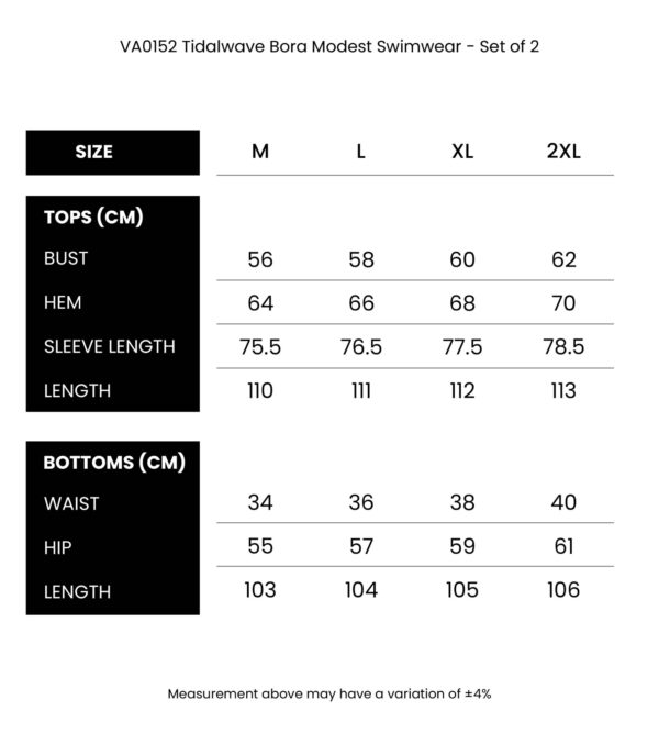 Tidalwave Bora Modest Beachwear Set of 2 - Image 5