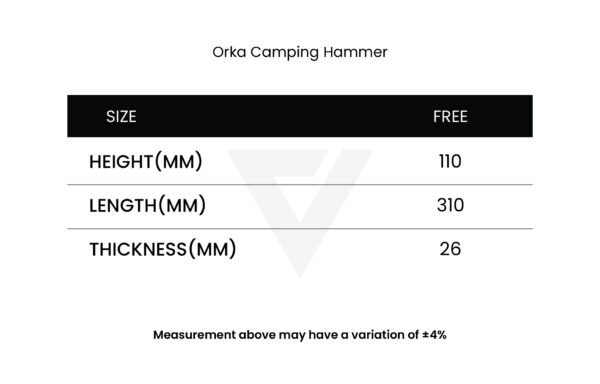 Orka Multipurpose Camping Hammer - Image 6