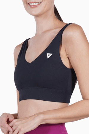 ViQ Low Back Strappy Sports Bra