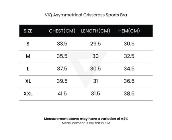 ViQ Asymmetrical Crisscross Sports Bra - Image 8