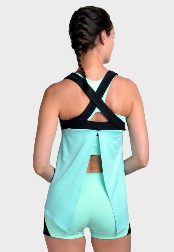 ViQ Pleat Back Loose Tank - Image 2