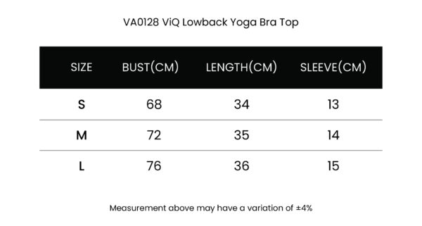 ViQ Lowback Yoga Bra Top - Image 2