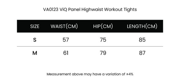 ViQ Panel Highwaist Workout Tights - Image 4