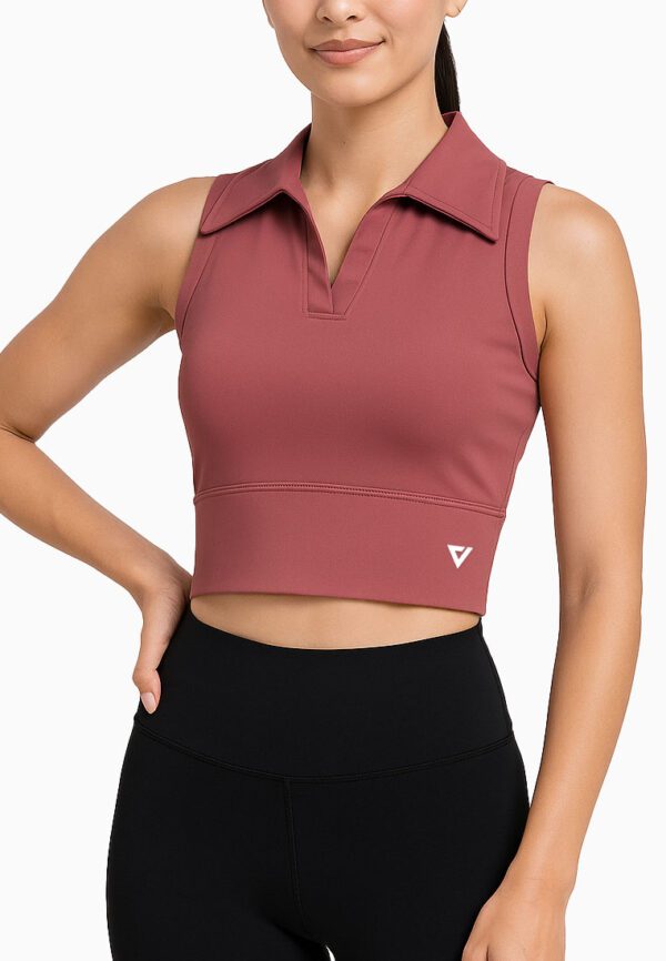 ViQ Collared Polo Sports Bra - Image 4